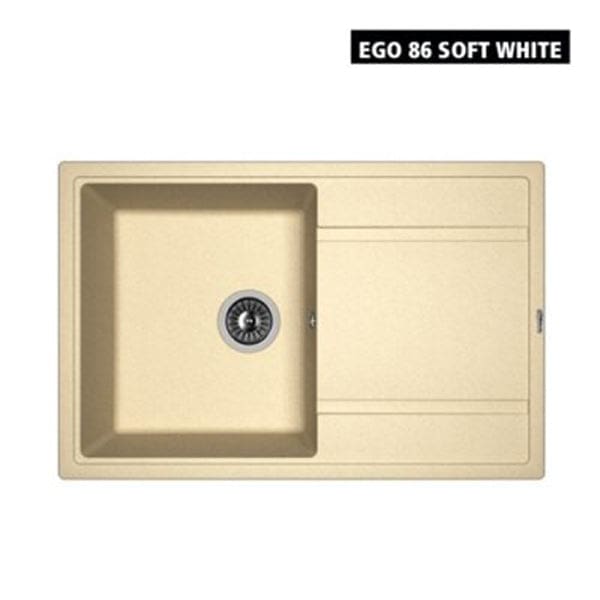 evier de cuisine Infinity (86X50) (EGO 86 BLANC DOUX) evier de cuisine Infinity (86X50) (EGO 86 BLANC DOUX)